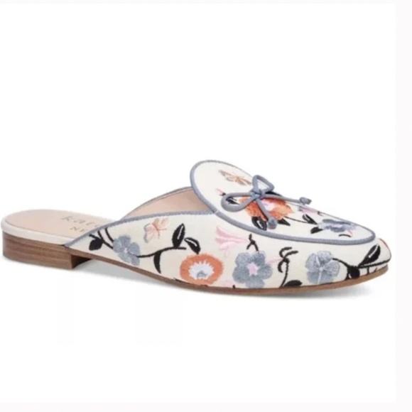kate spade Shoes - Kate Spade New York Devi Mule Floral Garden Bone size 7
